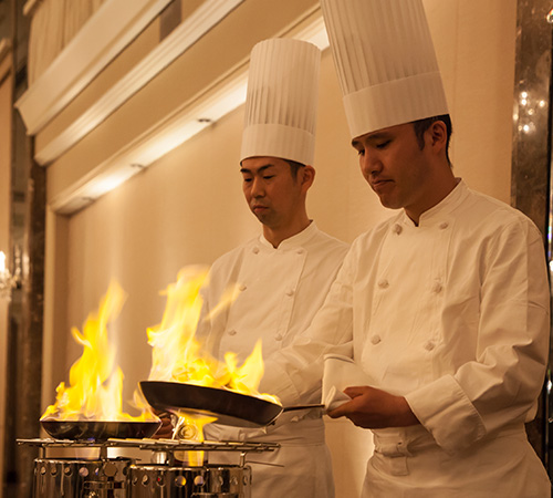 シェラトン都ホテル東京 ウエディングの披露宴会場醍醐風景